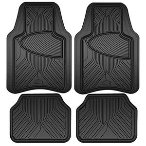 Armor All All Season Heavy Duty 4 Piece Rubber Floor Mat Set