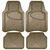 Armor All All Season Heavy Duty 4 Piece Rubber Floor Mat Set