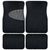 Armor All 4 Piece Carpet Floor Mat Set with Heel Pad