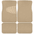 Armor All 4 Piece Carpet Floor Mat Set with Heel Pad