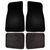 4 Piece Carpet Floor Mat Set