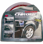 Custom Chrome Platinum Flexible Interior/Exterior Molding (3/4" Wide)