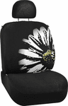 Daisy Flower Design Universal Low Back Seat Cover