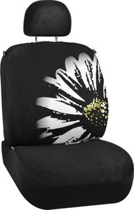 Daisy Flower Design Universal Low Back Seat Cover