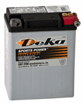 Deka ETX15L AGM Power Sport Battery (220 CCA)