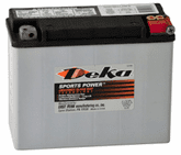 Deka ETX18L AGM Power Sport Battery (340 CCA)