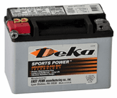 Deka ETX9 AGM Power Sport Battery (120 CCA)