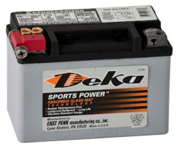 Deka ETX9 AGM Power Sport Battery (120 CCA)