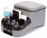 Deluxe Clutter Catcher Padded Bench Seat Console