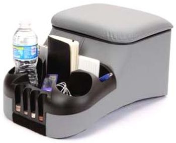 Deluxe Clutter Catcher Padded Bench Seat Console