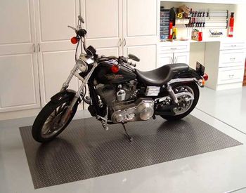 Diamond Deck Rollout Flooring Motorcycle Mat