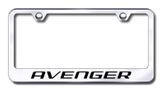 Dodge Avenger Laser Etched Stainless Steel License Plate Frame