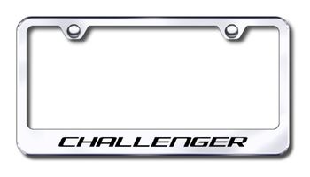 Dodge Challenger Laser Etched Stainless Steel License Plate Frame