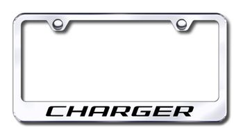 Dodge Charger Laser Etched Stainless Steel License Plate Frame