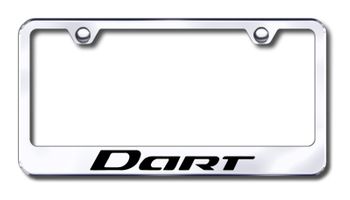 Dodge Dart Laser Etched Stainless Steel License Plate Frame