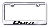Dodge Dart Laser Etched Stainless Steel License Plate Frame