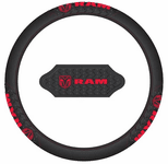 Dodge Diamond Plate Steering Wheel Cover