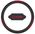 Dodge Diamond Plate Steering Wheel Cover