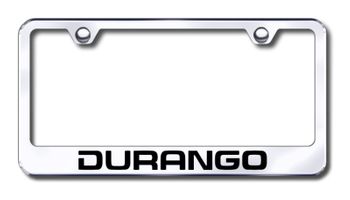 Dodge Durango Laser Etched Stainless Steel License Plate Frame