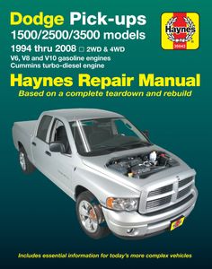 Dodge Full-size Pick-ups Haynes Repair Manual (1994-2008)