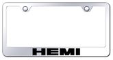 Dodge Hemi Laser Etched Stainless Steel License Plate Frame