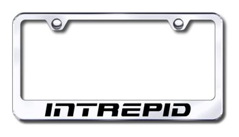 Dodge Intrepid Laser Etched Stainless Steel License Plate Frame