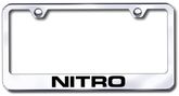 Dodge Nitro Laser Etched Stainless Steel License Plate Frame