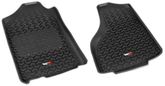 Dodge Ram Reg & Quad Cab Front All Terrain Black Floor Liners-Pair (2012-2018)