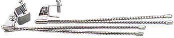 Duplex 10" Long Chrome Curb Feelers (Pair)