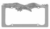 Eagle Chrome License Plate Frame
