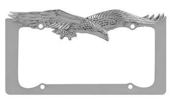 Eagle Chrome License Plate Frame