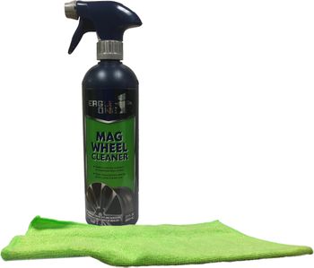 Eagle One Triple Cleaning Foam Mag Wheel Cleaner (23 oz.), Microfiber Cloth Kit