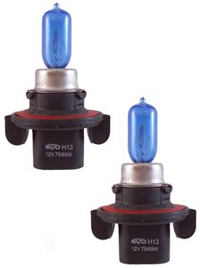 Evo Spectras Xenon H13 Ultra White Headlight Halogen Bulb (Pair)