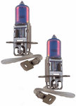 Evo Spectras Xenon H3 Blue Headlight Halogen Bulb (Pair)