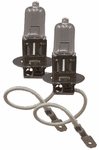 Evo Vistas H3 White Headlight Halogen Bulb (Pair)