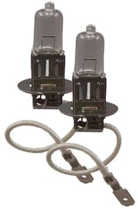 Evo Vistas H3 White Headlight Halogen Bulb (Pair)
