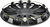 Evolution Black/Silver Wheel Cover (Set of 4)