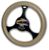 Fat Boy Leather Steering Wheel Cover