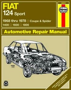 Fiat 124 Sport Coupe & Spider Haynes Repair Manual (1968-1978)
