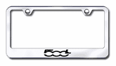 Fiat 500L Laser Etched Stainless Steel License Plate Frame