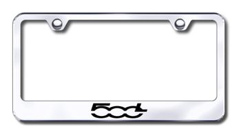 Fiat 500L Laser Etched Stainless Steel License Plate Frame