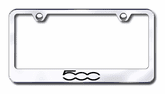 Fiat Stainless Steel License Plate Frames