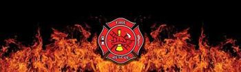 Fire Rescue Rear Window Decal