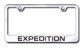 Ford Expedition Laser Etched Stainless Steel License Plate Frame