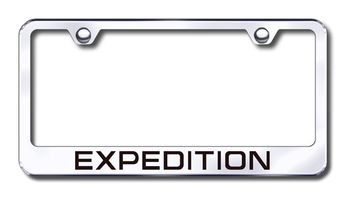 Ford Expedition Laser Etched Stainless Steel License Plate Frame