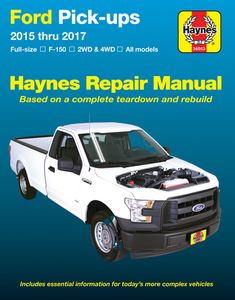 Ford Full Size F-150 Haynes Repair Manual (2015-2017)