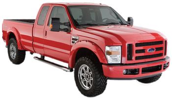 Ford F250, F350 & F450 Bushwacker Pocket Style Fender Flare Kit (1999-2010)
