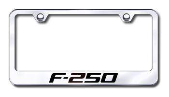 Ford F250 Laser Etched Stainless Steel License Plate Frame