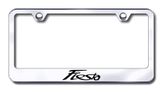 Ford Fiesta Laser Etched Stainless Steel License Plate Frame