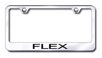 Ford Flex Laser Etched Stainless Steel License Plate Frame